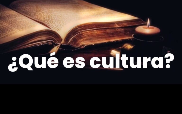 ¿Que es cultura?